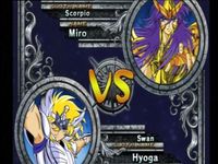 une photo d'Ã©cran de Saint Seiya - Le Sanctuaire sur Sony Playstation 2